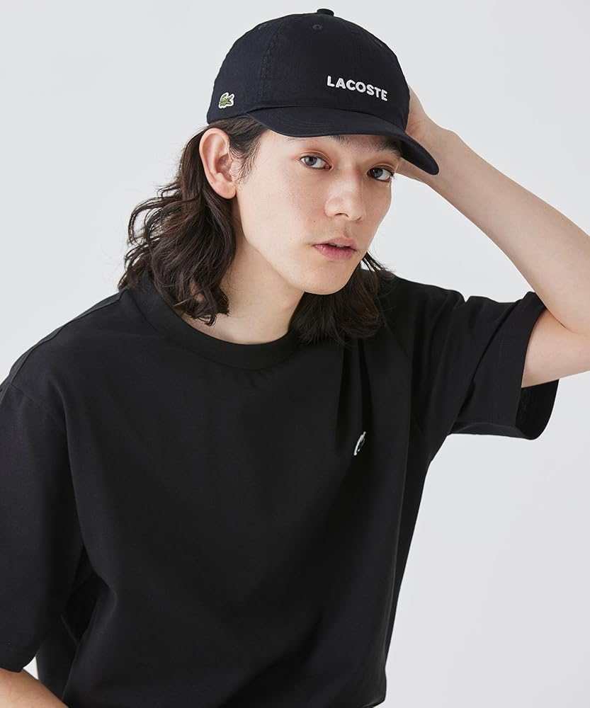 Amazon.co.jp: [ラコステ] 帽子 [公式] ウォッシュドツイルロー